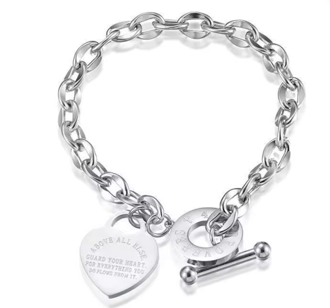Guard your heart bracelet